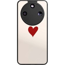 Honor Magic 8 Lite Uyumlu Kalp Love Tasarımlı Glossy Premium Kılıf