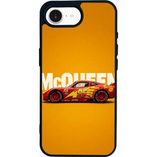 iPhone 16E Uyumlu Şimsek Mcqueen Tasarımlı Glossy Premium Kılıf