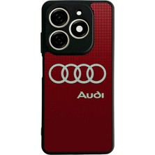 Tecno Spark 20 Uyumlu Audi Tasarımlı Glossy Premium Kılıf