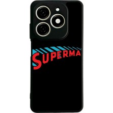 Tecno Spark 20 Uyumlu Superman Tasarımlı Glossy Premium Kılıf