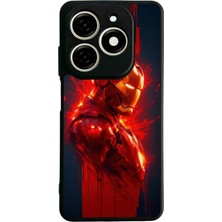 Tecno Spark 20C Uyumlu  Iron Man ( Demir Adam ) Tasarımlı Glossy Premium Kılıf