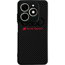 Tecno Spark 20C Uyumlu Audi Tasarımlı Glossy Premium Kılıf