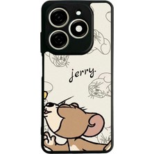 Tecno Spark 20C Uyumlu Tom And Jerry Tasarımlı Glossy Premium Kılıf
