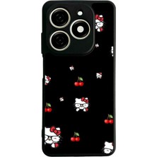 Tecno Spark 20C Uyumlu Hellokitty Tasarımlı Glossy Premium Kılıf