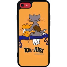 iPhone 7 Uyumlu Tom And Jerry Tasarımlı Glossy Premium Kılıf