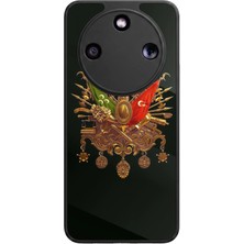 Bg Aksesuar Honor Magic 8 Lite Uyumlu Osmanli Tugrasi Tasarımlı Glossy Premium Kılıf