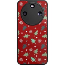 Bg Aksesuar Honor Magic 8 Lite Uyumlu Yilbasi Christmas Tasarımlı Glossy Premium Kılıf
