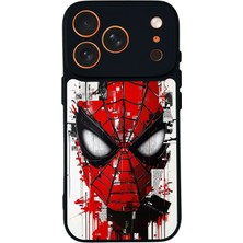 Bg Aksesuar iPhone 17 Pro Uyumlu Spider Man ( Örümcek Adam ) Tasarımlı Glossy Premium Kılıf
