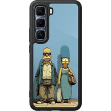 Bg Aksesuar Infinix Hot 60 Pro Plus Uyumlu The Simpsons Tasarımlı Glossy Premium Kılıf