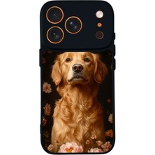 iPhone 17 Pro Max Uyumlu Golden Kopek Tasarımlı Glossy Premium Kılıf