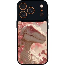 iPhone 17 Pro Max Uyumlu Dinazor Tasarımlı Glossy Premium Kılıf