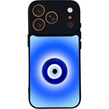 Bg Aksesuar iPhone 17 Pro Uyumlu Nazar Tasarımlı Glossy Premium Kılıf