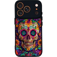 Bg Aksesuar iPhone 17 Pro Max Uyumlu Kurukafa Tasarımlı Glossy Premium Kılıf