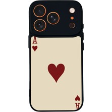 Bg Aksesuar iPhone 17 Pro Uyumlu Kart Tasarımlı Glossy Premium Kılıf