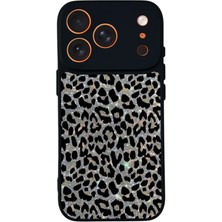 Bg Aksesuar iPhone 17 Pro Uyumlu Hologram Leopar Tasarımlı Glossy Premium Kılıf
