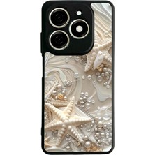 Tecno Spark 20C Uyumlu  Inci Tasarımlı Glossy Premium Kılıf