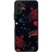 Bg Aksesuar Omix X5 Uyumlu Uzay Tasarımlı Glossy Premium Kılıf