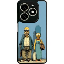 Bg Aksesuar Infinix Smart 8 Pro Uyumlu The Simpsons Tasarımlı Glossy Premium Kılıf