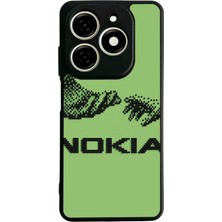 Bg Aksesuar Tecno Spark 20 Uyumlu Nokia Tasarımlı Glossy Premium Kılıf