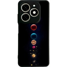 Bg Aksesuar Infinix Smart 8 Pro Uyumlu Uzay Tasarımlı Glossy Premium Kılıf