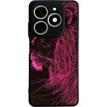 Bg Aksesuar Infinix Smart 8 Pro Uyumlu Aslan Tasarımlı Glossy Premium Kılıf
