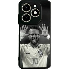 Bg Aksesuar Tecno Spark 20C Uyumlu Neymar Tasarımlı Glossy Premium Kılıf