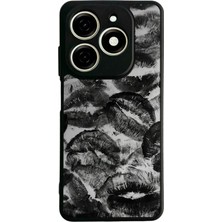 Bg Aksesuar Tecno Spark 20C Uyumlu Dudak Tasarımlı Glossy Premium Kılıf