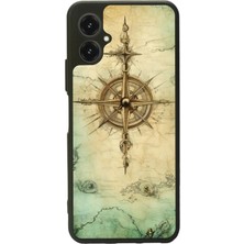 Bg Aksesuar Omix X5 Uyumlu Pusula Tasarımlı Glossy Premium Kılıf