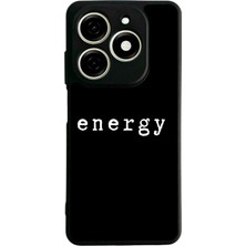 Bg Aksesuar Infinix Smart 8 Pro Uyumlu Energy Tasarımlı Glossy Premium Kılıf