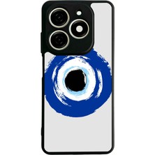 Bg Aksesuar Infinix Smart 8 Pro Uyumlu Nazar Tasarımlı Glossy Premium Kılıf