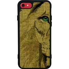 iPhone 7 Uyumlu Aslan Tasarımlı Glossy Premium Kılıf
