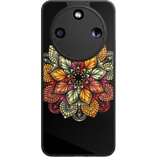 Honor Magic 8 Lite Uyumlu Mandala Tasarımlı Glossy Premium Kılıf