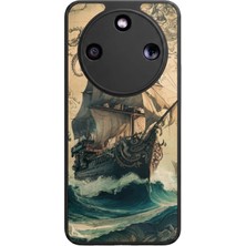 Bg Aksesuar Honor Magic 8 Lite Uyumlu Korsan Tasarımlı Glossy Premium Kılıf