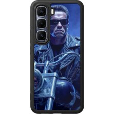 Infinix Hot 60 Pro Plus Uyumlu Terminator Tasarımlı Glossy Premium Kılıf