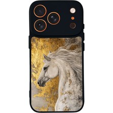 Bg Aksesuar iPhone 17 Pro Uyumlu At Horse Tasarımlı Glossy Premium Kılıf