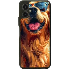 Bg Aksesuar Omix X5 Uyumlu Golden Kopek Tasarımlı Glossy Premium Kılıf