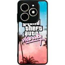 Bg Aksesuar Tecno Spark 20C Uyumlu Gta Tasarımlı Glossy Premium Kılıf