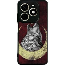 Bg Aksesuar Infinix Smart 8 Pro Uyumlu Bozkurt Tasarımlı Glossy Premium Kılıf