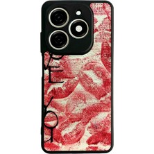 Infinix Smart 8 Pro Uyumlu Dudak Tasarımlı Glossy Premium Kılıf