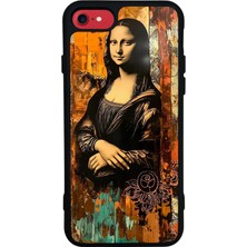 Bg Aksesuar iPhone 7 Uyumlu Monalisa Tasarımlı Glossy Premium Kılıf