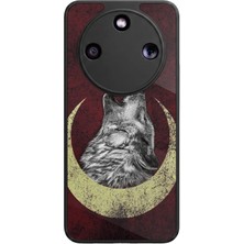 Honor Magic 8 Lite Uyumlu Bozkurt Tasarımlı Glossy Premium Kılıf