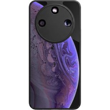 Honor Magic 8 Lite Uyumlu Ay Tasarımlı Glossy Premium Kılıf