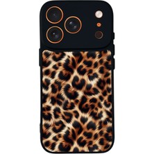 Bg Aksesuar iPhone 17 Pro Max Uyumlu Leopar Tasarımlı Glossy Premium Kılıf