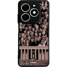 Tecno Spark 20 Uyumlu Mustafa Kemal Ataturk Tasarımlı Glossy Premium Kılıf