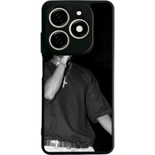 Tecno Spark 20 Uyumlu Tupac Tasarımlı Glossy Premium Kılıf