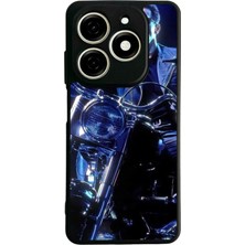 Bg Aksesuar Tecno Spark 20 Uyumlu Terminator Tasarımlı Glossy Premium Kılıf