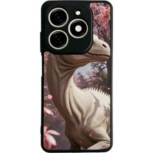 Infinix Smart 8 Pro Uyumlu Dinazor Tasarımlı Glossy Premium Kılıf