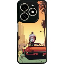 Bg Aksesuar Tecno Spark 20 Uyumlu Gta Tasarımlı Glossy Premium Kılıf