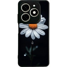 Bg Aksesuar Tecno Spark 20C Uyumlu Papatya Tasarımlı Glossy Premium Kılıf