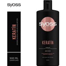 Syoss Keratin Mükemmelliği Besleyici Şampuan 500 ml Tüm Saç Tipleri İçin Yoğun Bakım